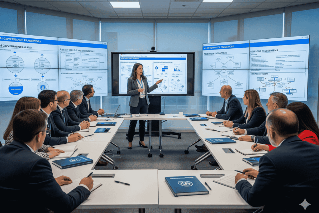 JhedAI governance training IA Chile compliance capacitaciones profesionales especialistas