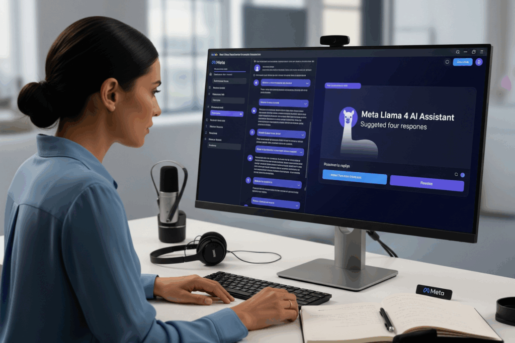 Meta Llama 4 IA de voz aplicada en pequeñas empresas