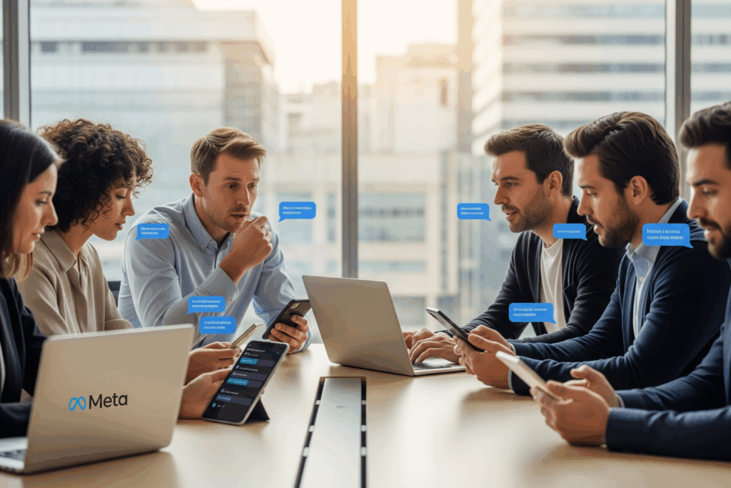 Usuarios interactúan con Meta Llama 4 IA de voz avanzada