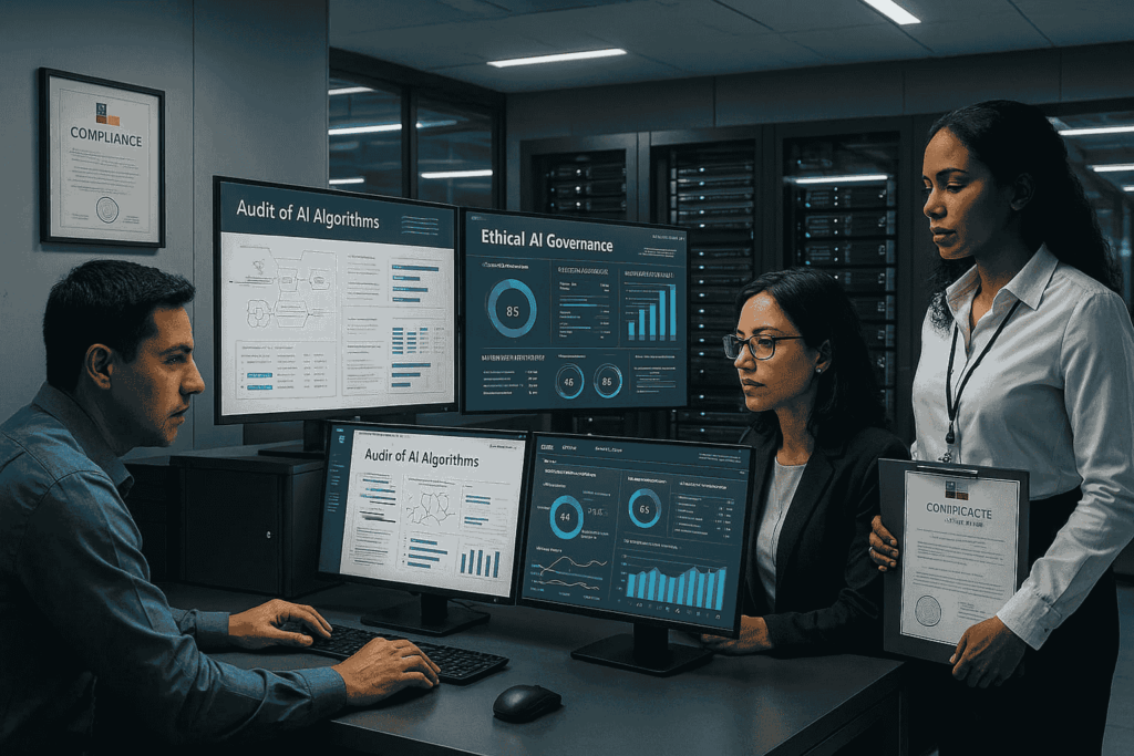 compliance inteligencia artificial chile auditoria sistemas infraestructura nacional