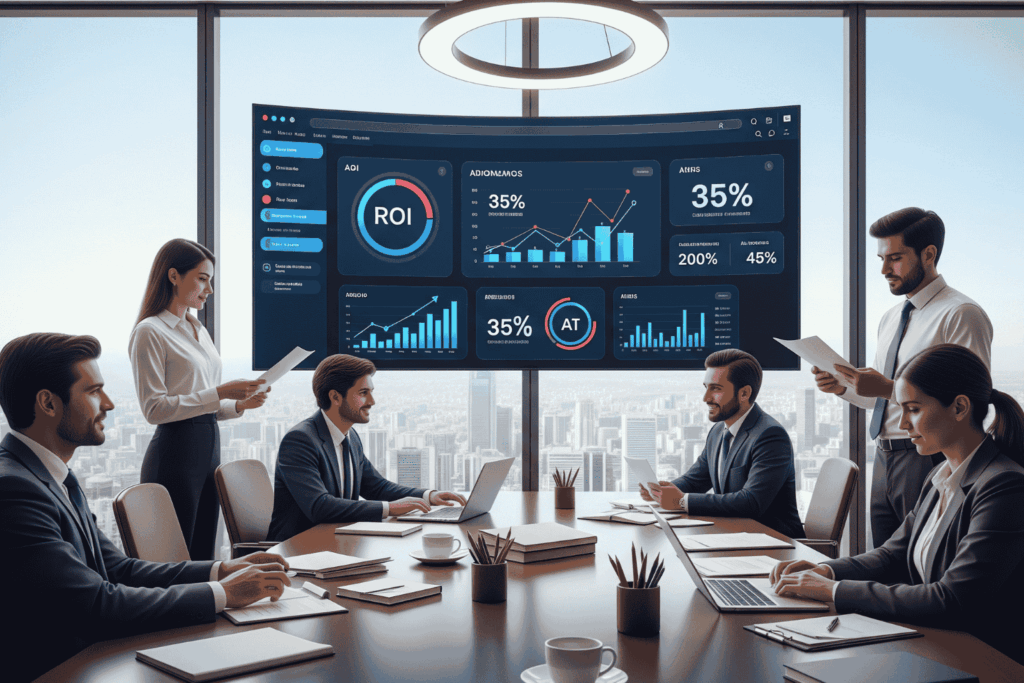 implementacion roi proveedores ia chile resultados empresariales medibles