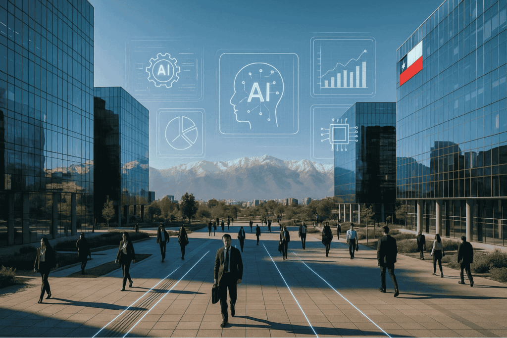 inteligencia artificial chile ecosistema tecnológico hub nacional profesionales