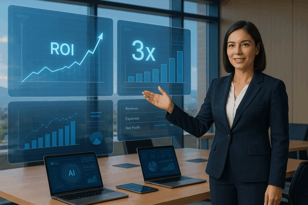 ROI 3x: Resultados de consultoria inteligencia artificial chile en empresas ROI 3x resultados consultoria inteligencia artificial chile empresas medibles