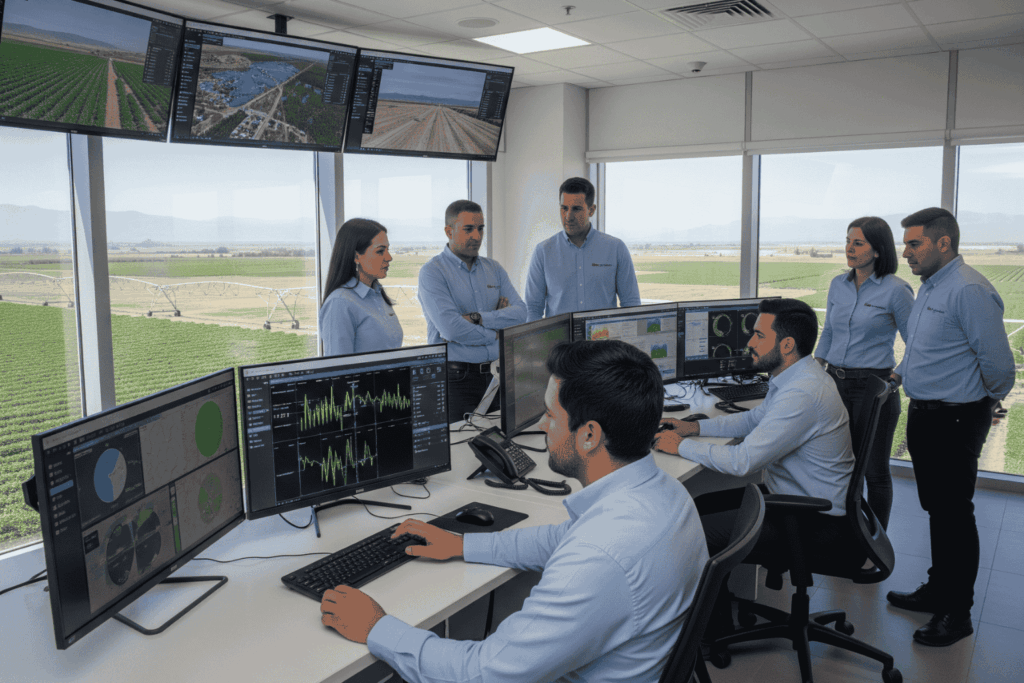 implementacion ia agricultura chile resultados medibles optimizacion hidrica