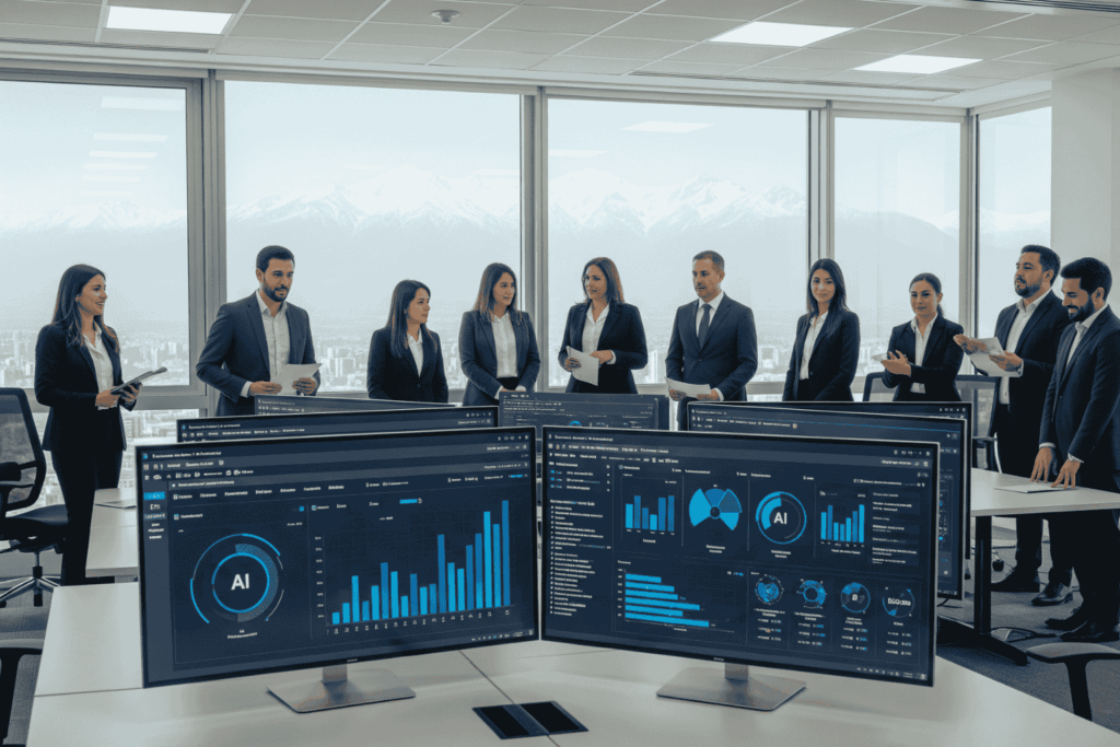 Inteligencia artificial negocios chile ecosistema corporativo empresarial