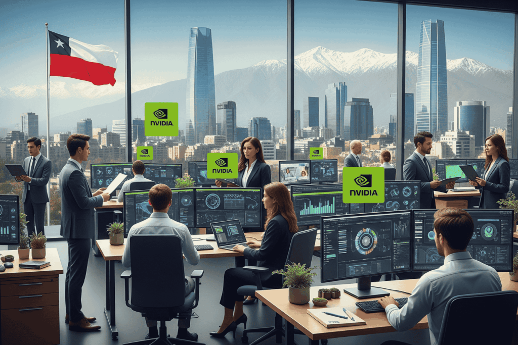 nvidia ia chile programas empresariales capacitación transformación digital