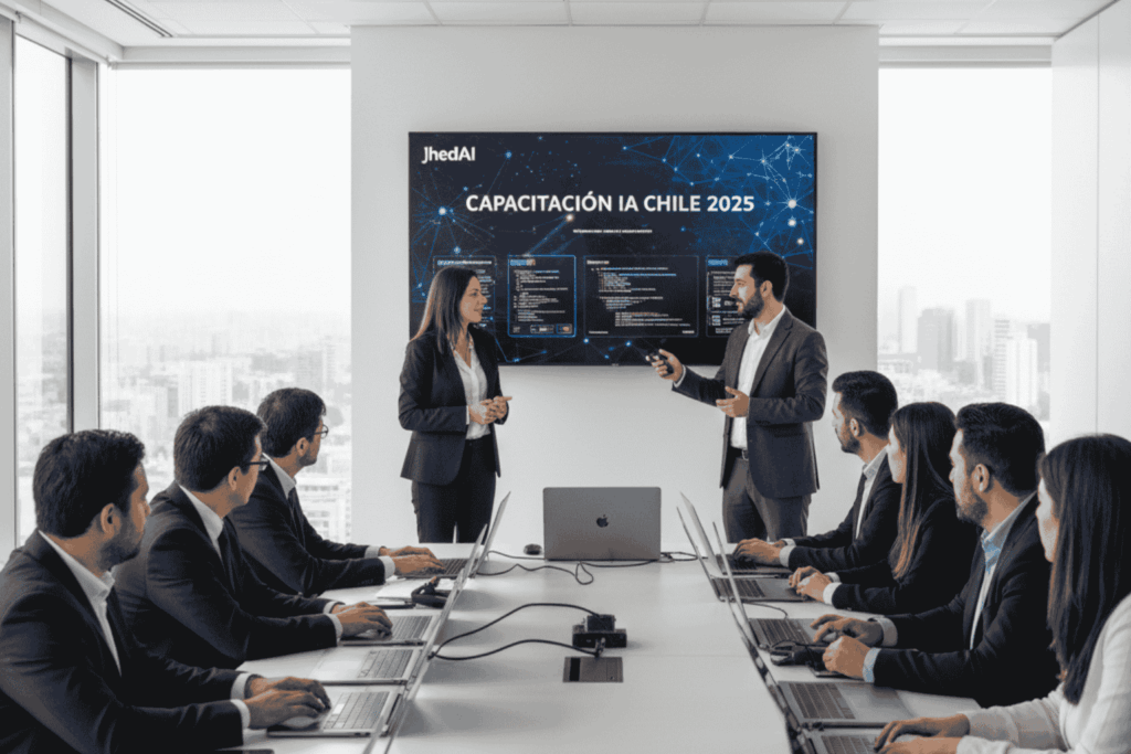 Capacitación empresarial en Chile sobre inteligencia artificial