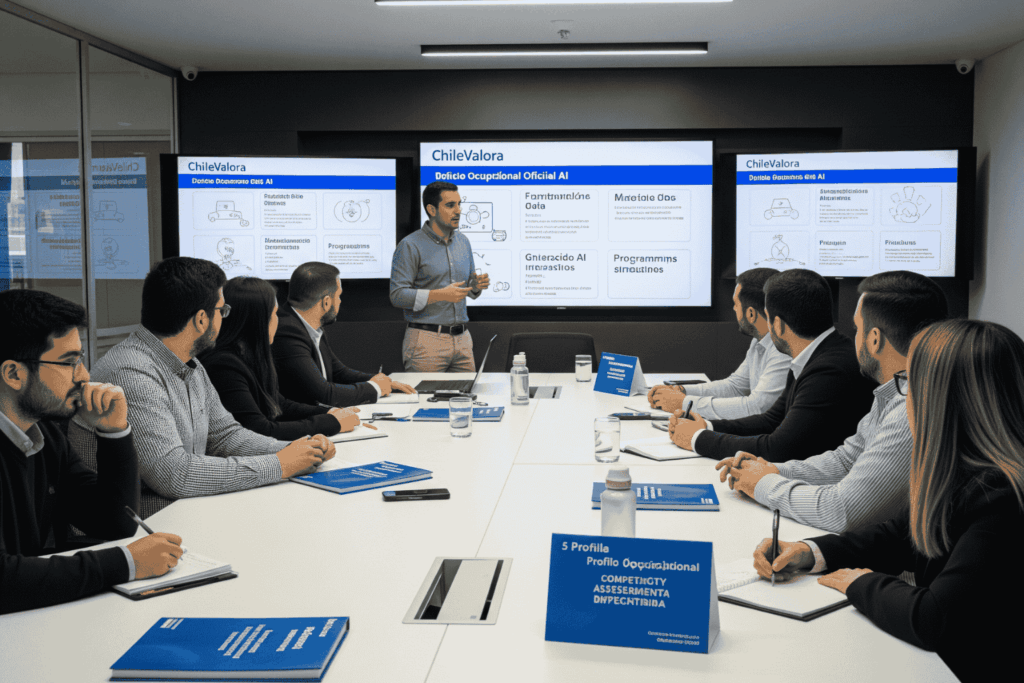 Capacitación perfiles ocupacionales IA ChileValora certificación profesionales Chile
