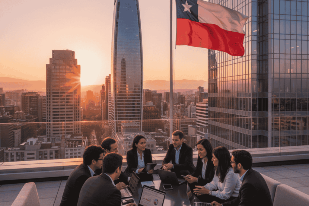 Ecosistema Desarrollo IA Empresas Chile