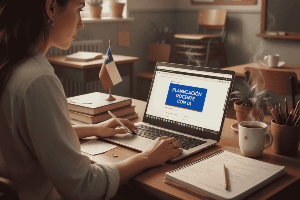 Docentes Chile IA Educación capacitación