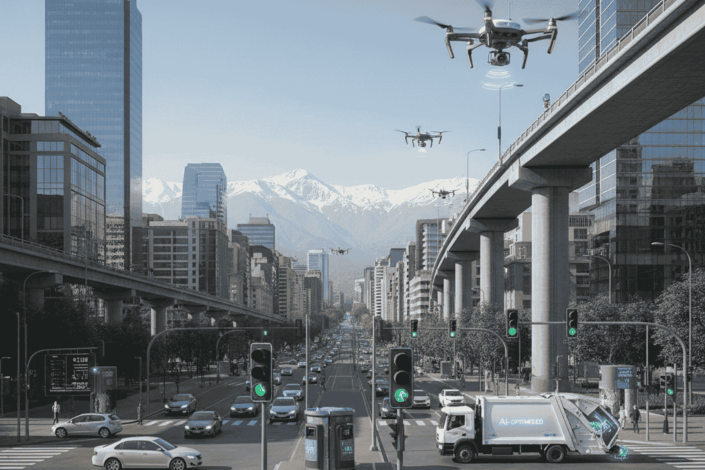 Servicios urbanos IA Chile municipalidades