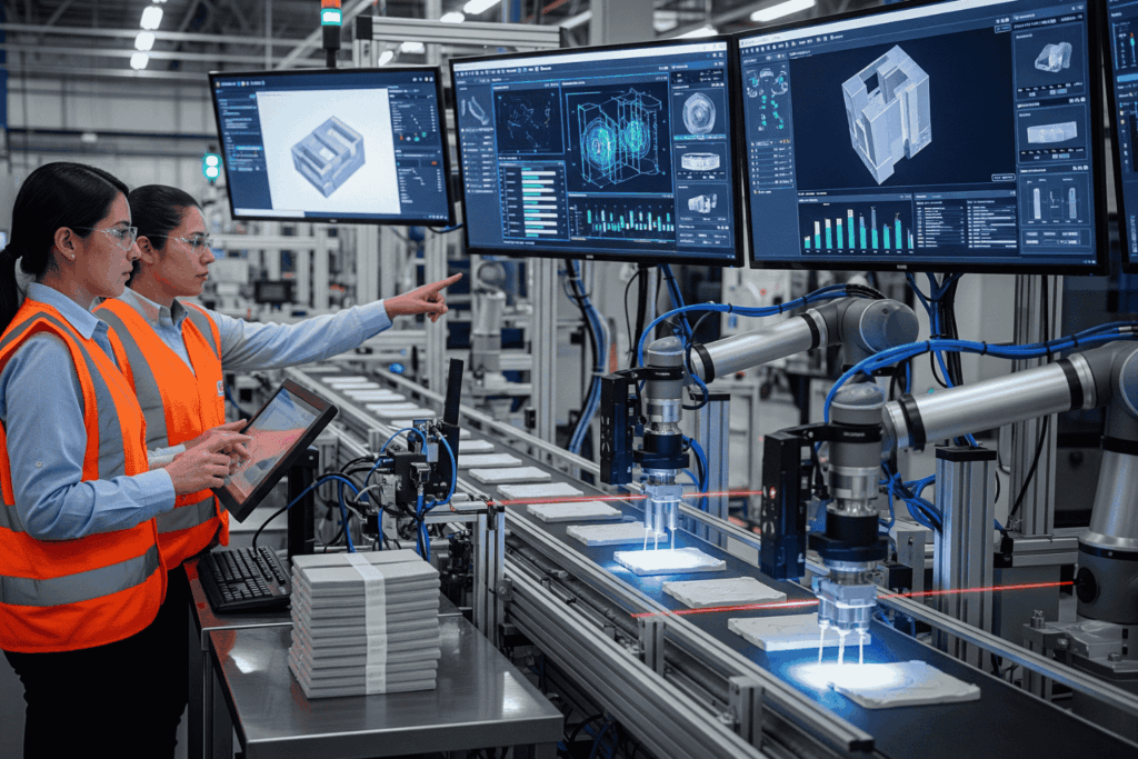 Supervisión de líneas de producción con IA en Chile