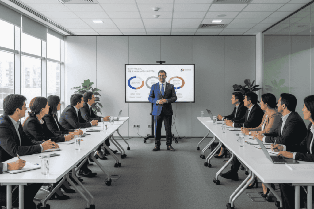 Profesionales chilenos en capacitación sobre Estrategia Visión Computadora IA con JhedAI